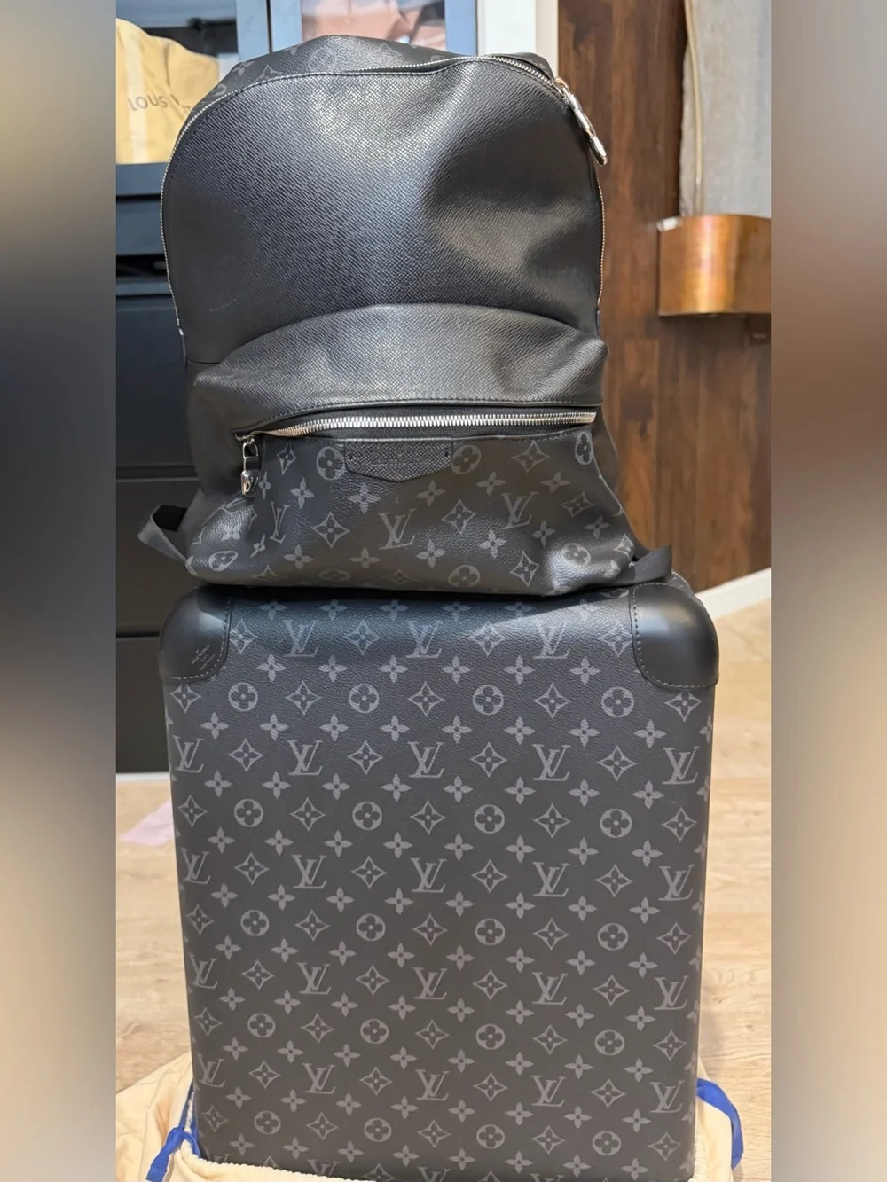 Louis Vuitton Discovery Backpack with Horizon Carry-On